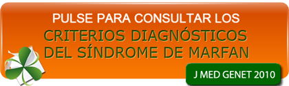 Criterios diagnósticos del síndrome de Marfan